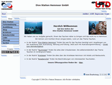 Tablet Screenshot of dive-station-hemmoor.de